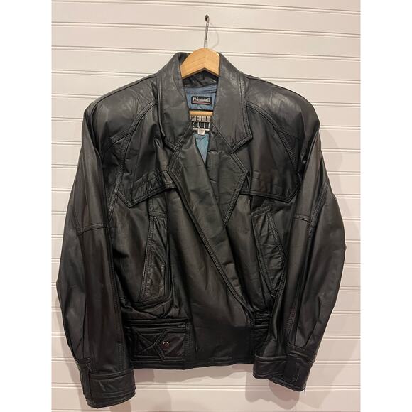 Vintage 1980s Pelle Cuir Leather jacket - Picture 1 of 3